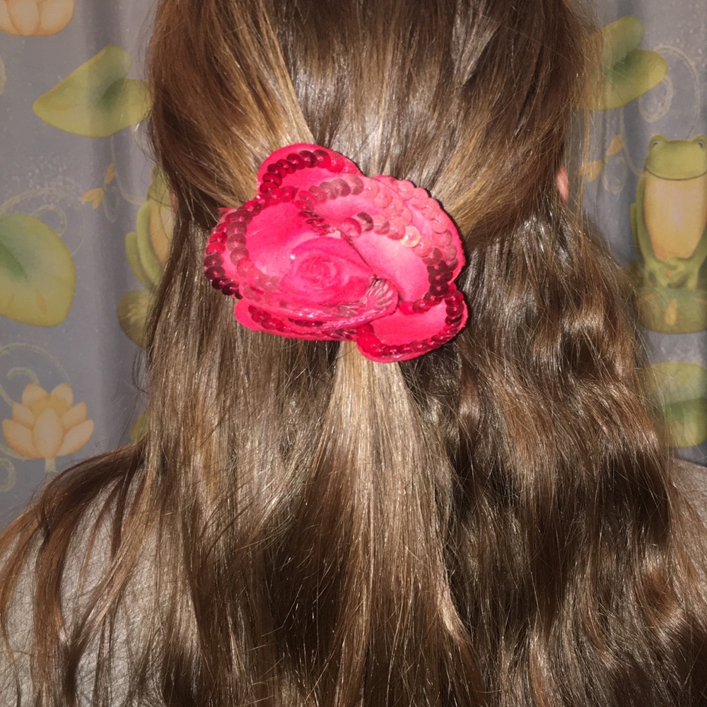 Rose Hair Piece